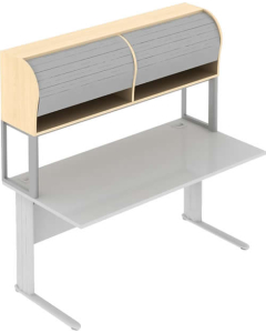 Elite Personal Storage Desk Top Tambour Unit