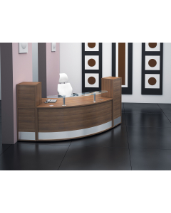 Receptive 4 Modular Curved Reception Unit