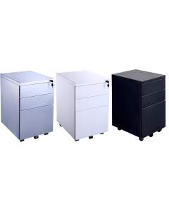 Aurora Steel Standard Under Desk Mobile Pedestals