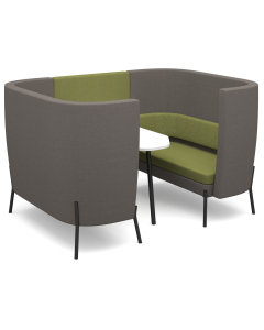 DMS Tilly Four Person High Back Social Meeting Pod & Table