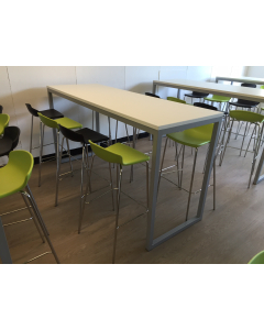 Urban 40/40 Robust 25mm Laminate Top School Bench Dining Poseur Table W1200 x D700 (Std Frame Colours)